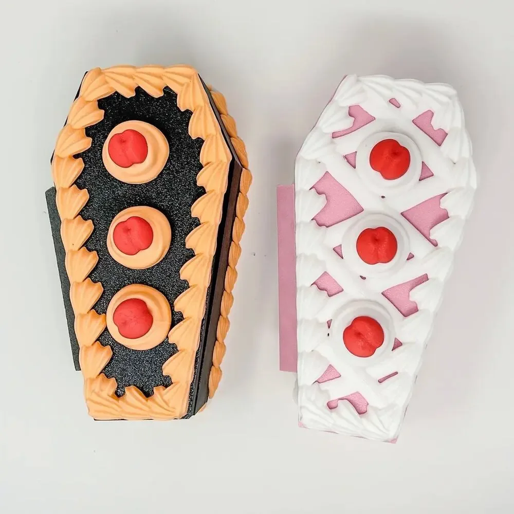 Cake Coffin Trinket Box, Jewelry Box 3D‎ Printed